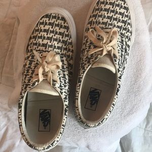 Vans Fear of God Marshmallow Low Top Sneakers